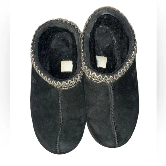 UGG Tasman 2 black leather Slipper/clogs - Picture 6 of 8